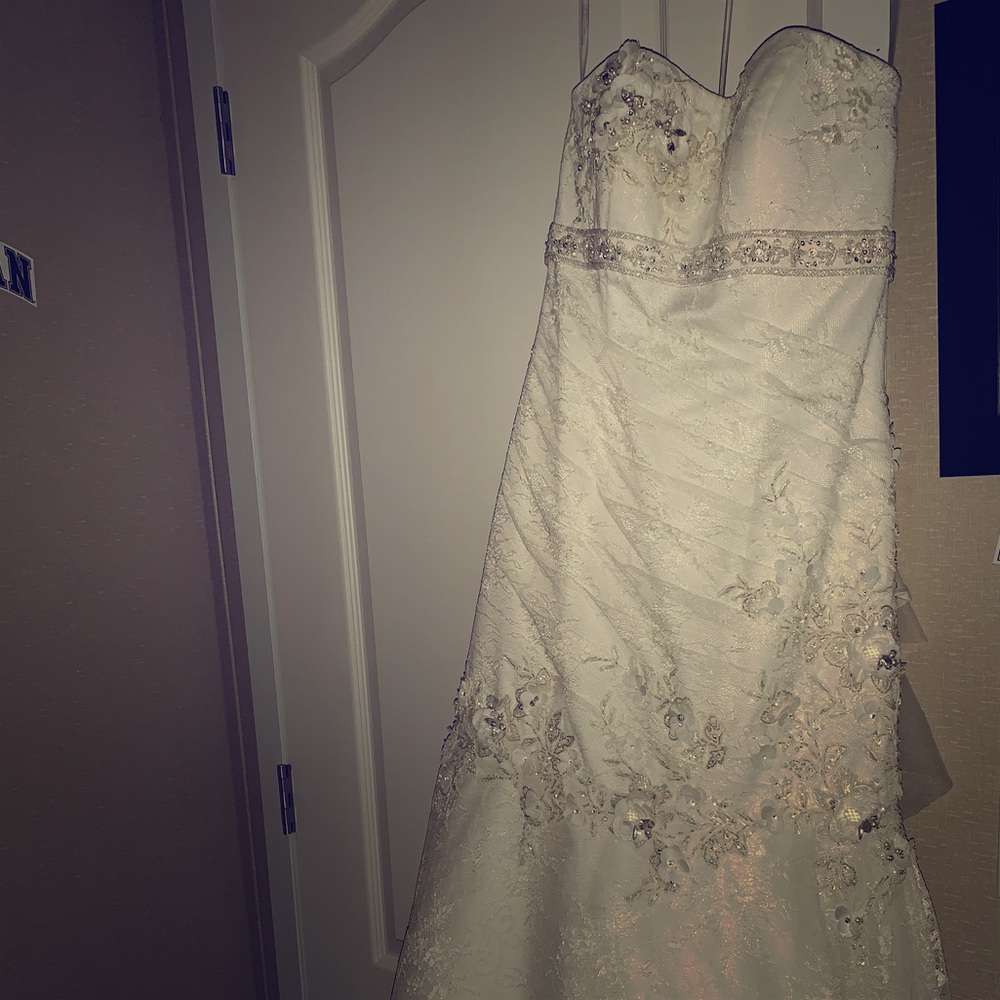 Never Worn Designer Wedding Gown with Veil!